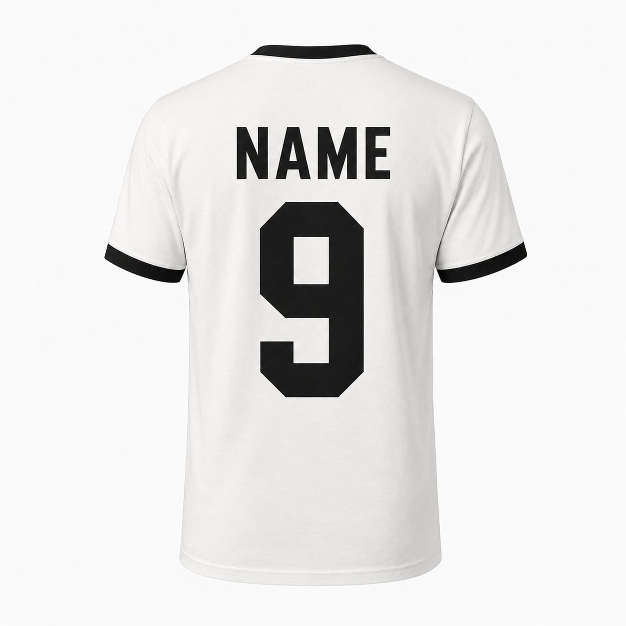 Personalised Germany Country Ringer T-Shirt – Custom Name & Number Back Print