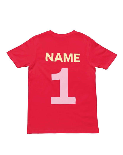Personalised Girls 1st Birthday T-Shirt Awesome 1 Year Old NAME AND AGE ON BACK T-Shirt Gift