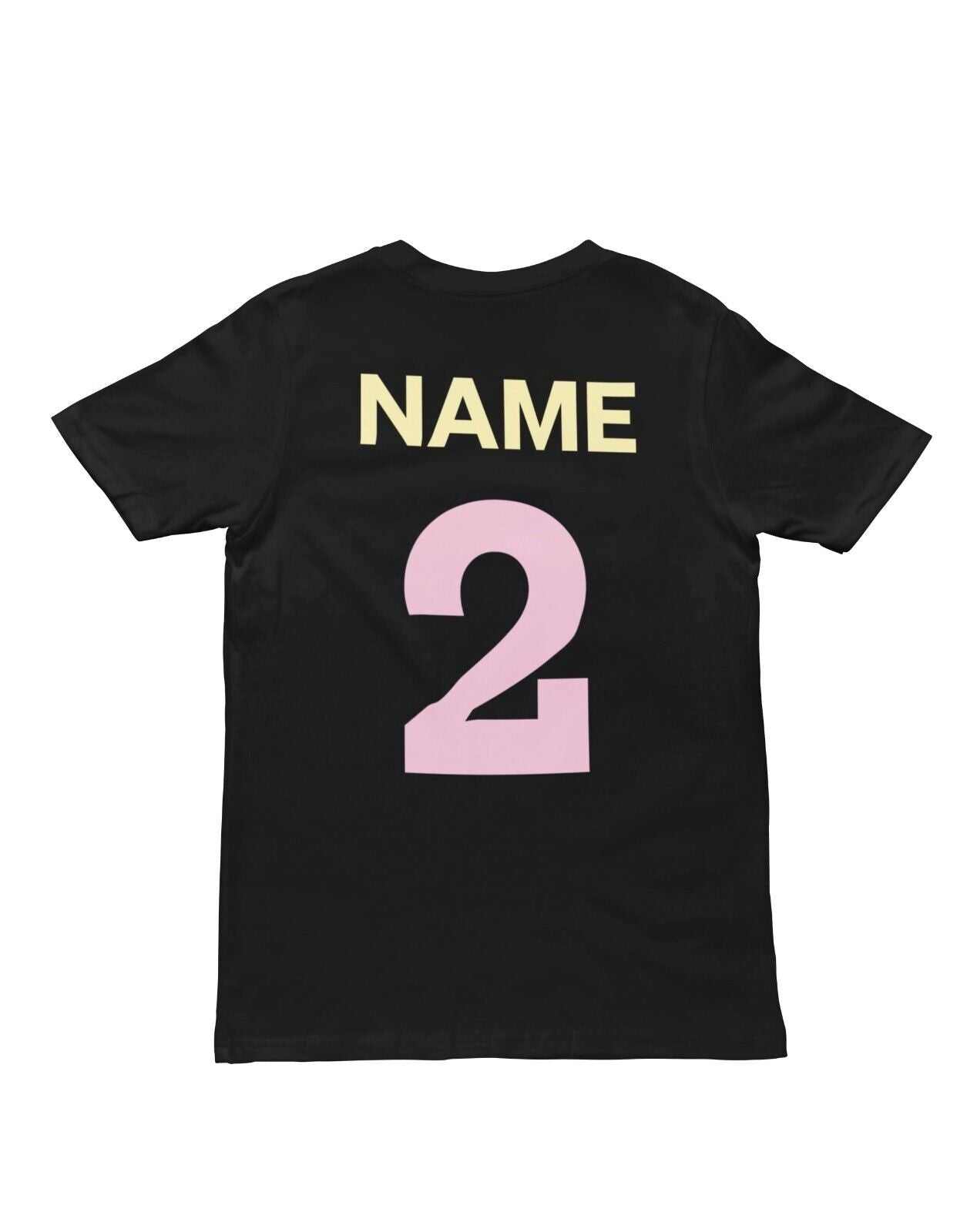 Personalised Girls 2nd Birthday T-Shirt Awesome 2 Year Old NAME AND AGE ON BACK T-Shirt Gift