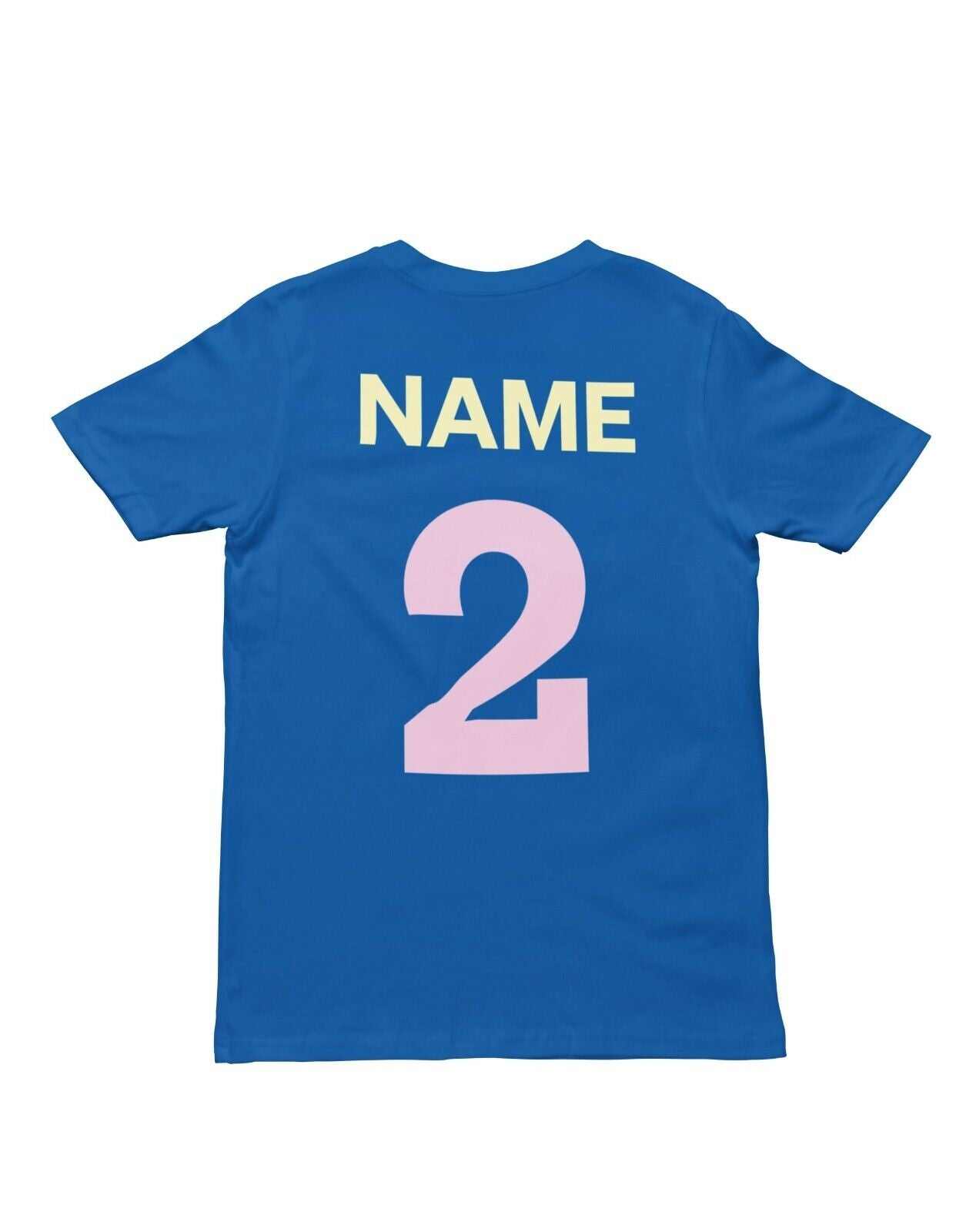 Personalised Girls 2nd Birthday T-Shirt Awesome 2 Year Old NAME AND AGE ON BACK T-Shirt Gift