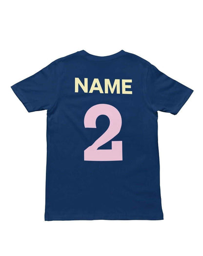 Personalised Girls 2nd Birthday T-Shirt Awesome 2 Year Old NAME AND AGE ON BACK T-Shirt Gift