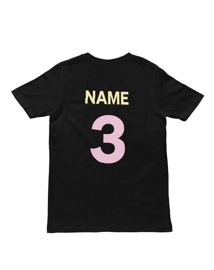 Personalised Girls 3rd Birthday T-Shirt Awesome 3 Year Old NAME AND AGE ON BACK T-Shirt Gift