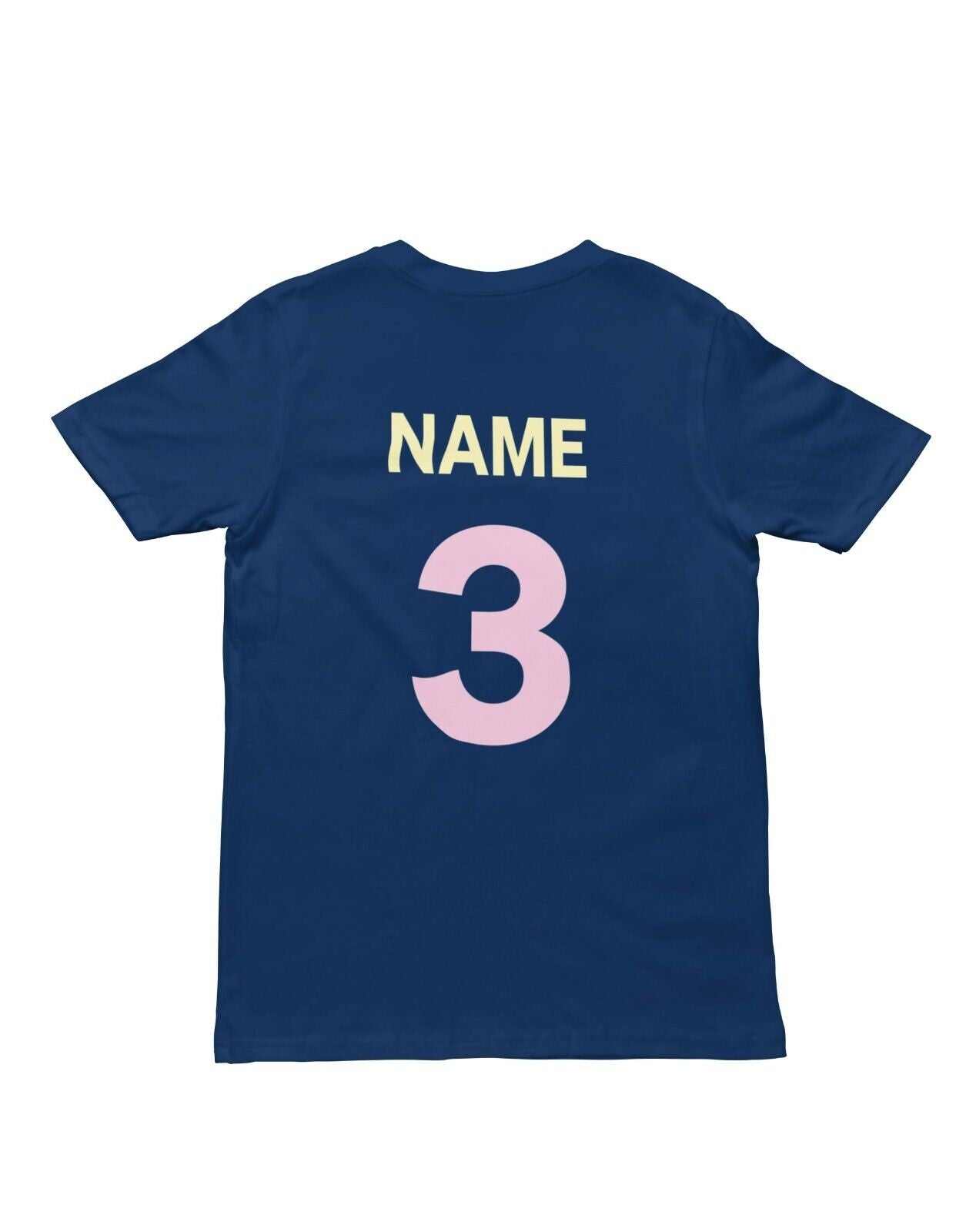 Personalised Girls 3rd Birthday T-Shirt Awesome 3 Year Old NAME AND AGE ON BACK T-Shirt Gift