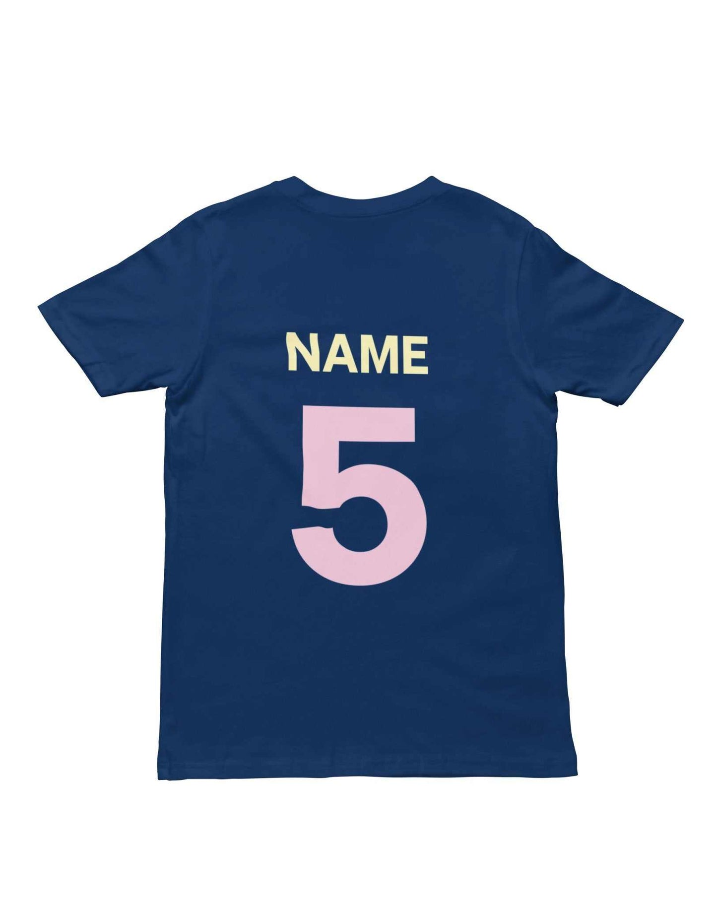 Personalised Girls 5th Birthday T-Shirt Awesome 5 Year Old Name & Age On Back T-Shirt Gift
