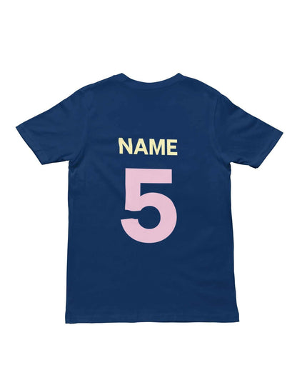 Personalised Girls 5th Birthday T-Shirt Awesome 5 Year Old Name & Age On Back T-Shirt Gift