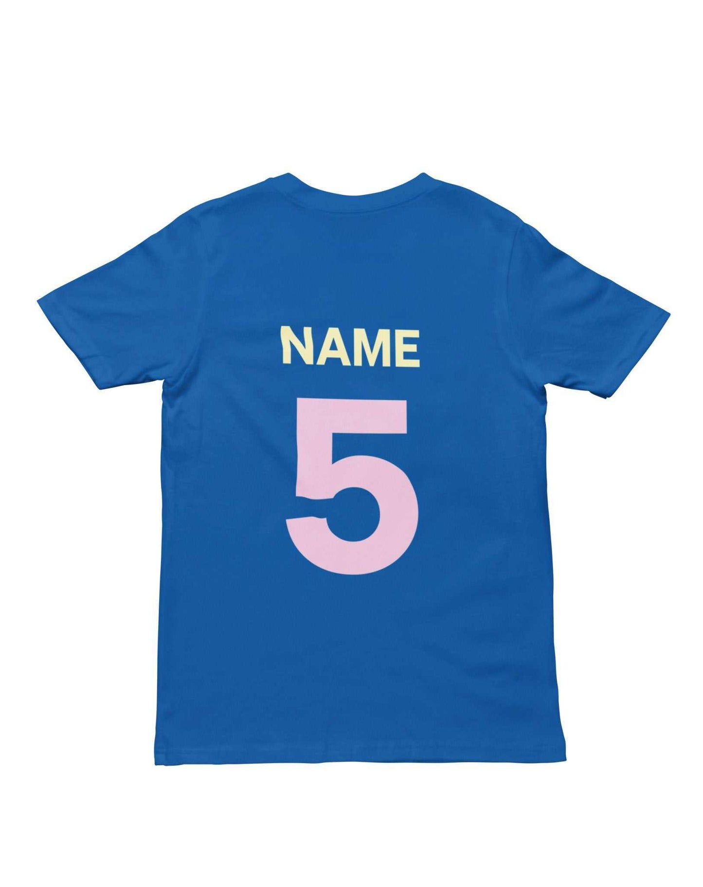 Personalised Girls 5th Birthday T-Shirt Awesome 5 Year Old Name & Age On Back T-Shirt Gift