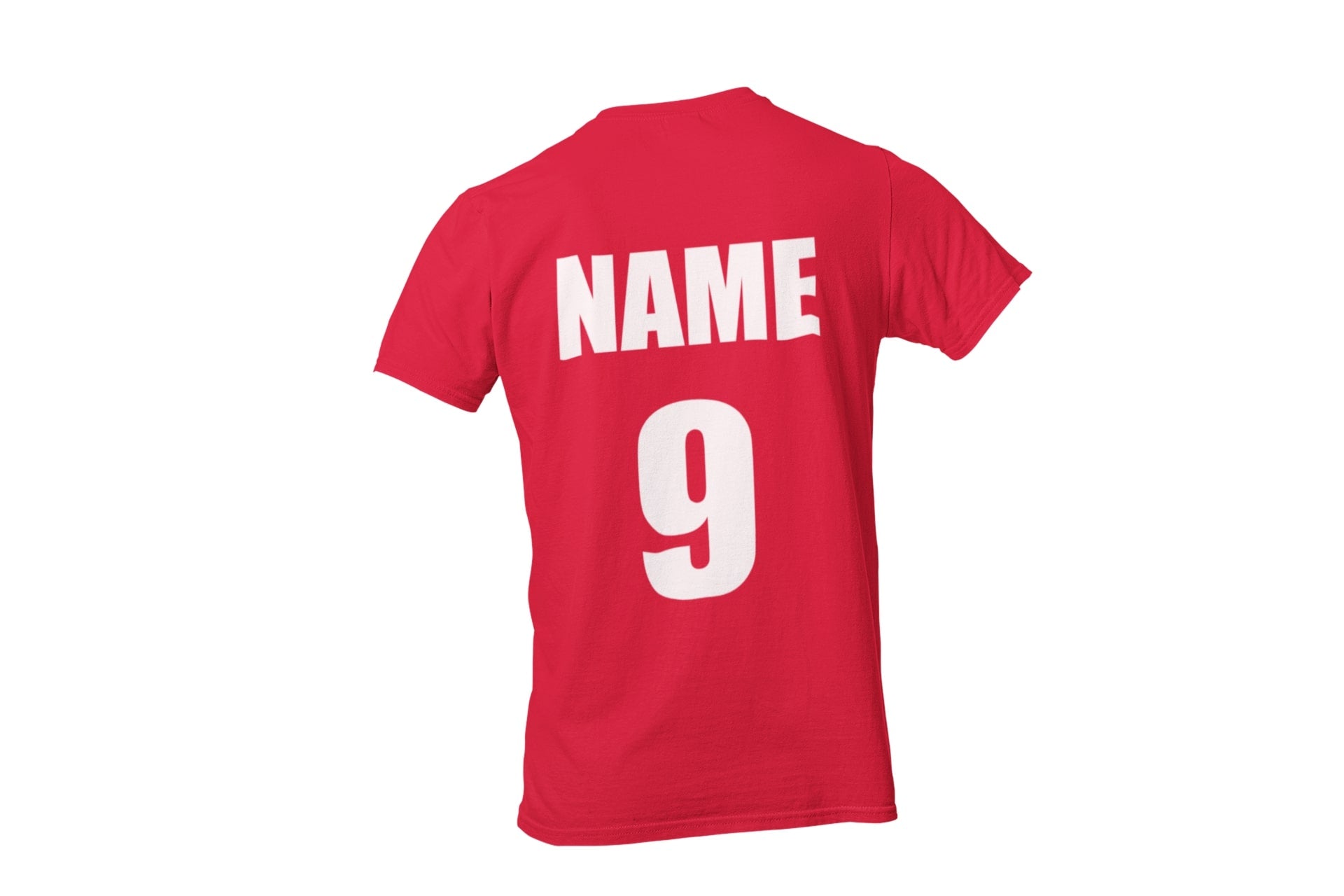 Personalised Kids ENGLAND EURO 2024Personalised Kids ENGLAND EURO 2024 T Shirt with Name and Number on Ba