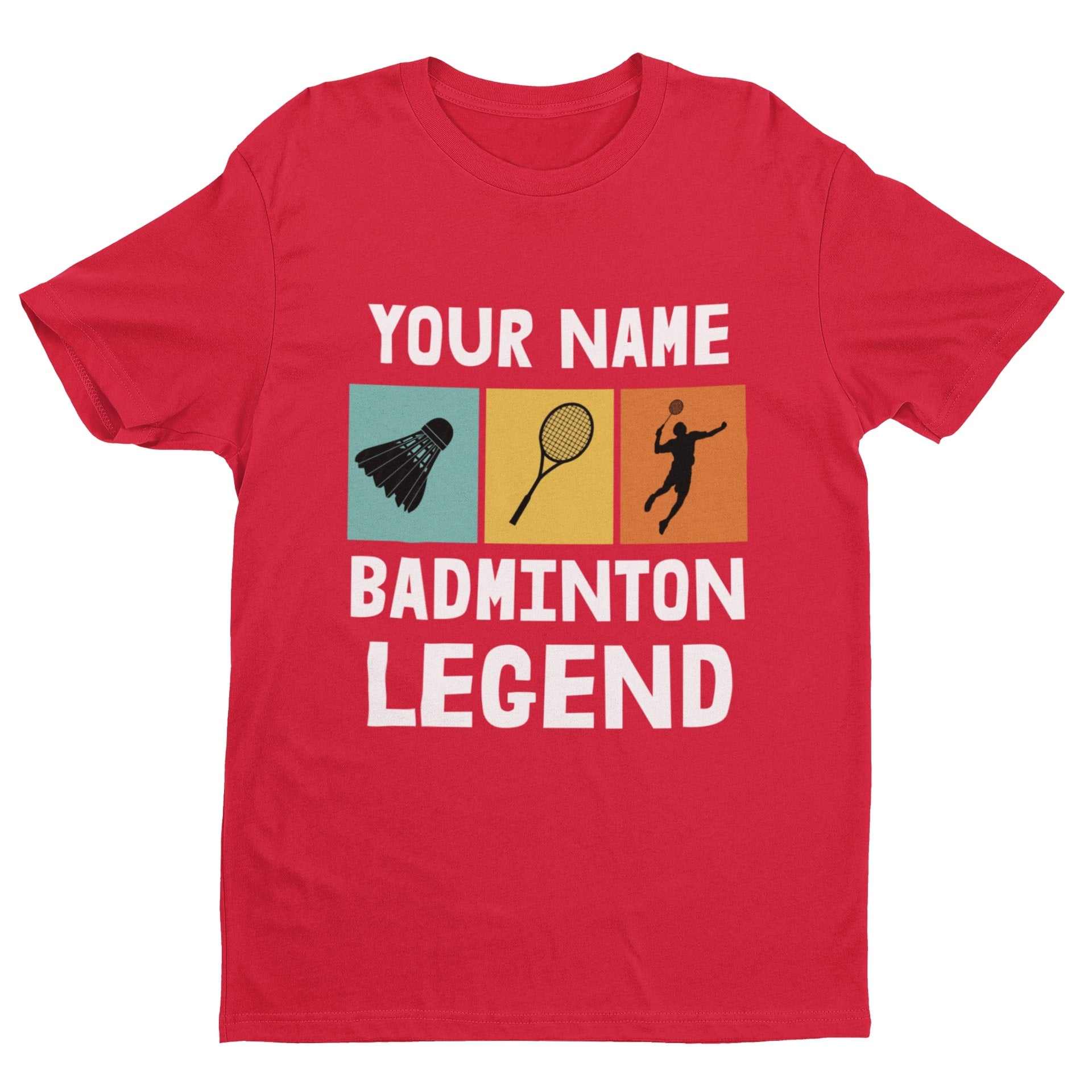 Personalised Kids''’ Personalised Badminton Legend T-Shirt - Custom Name Gift for Young Players T-Shirt