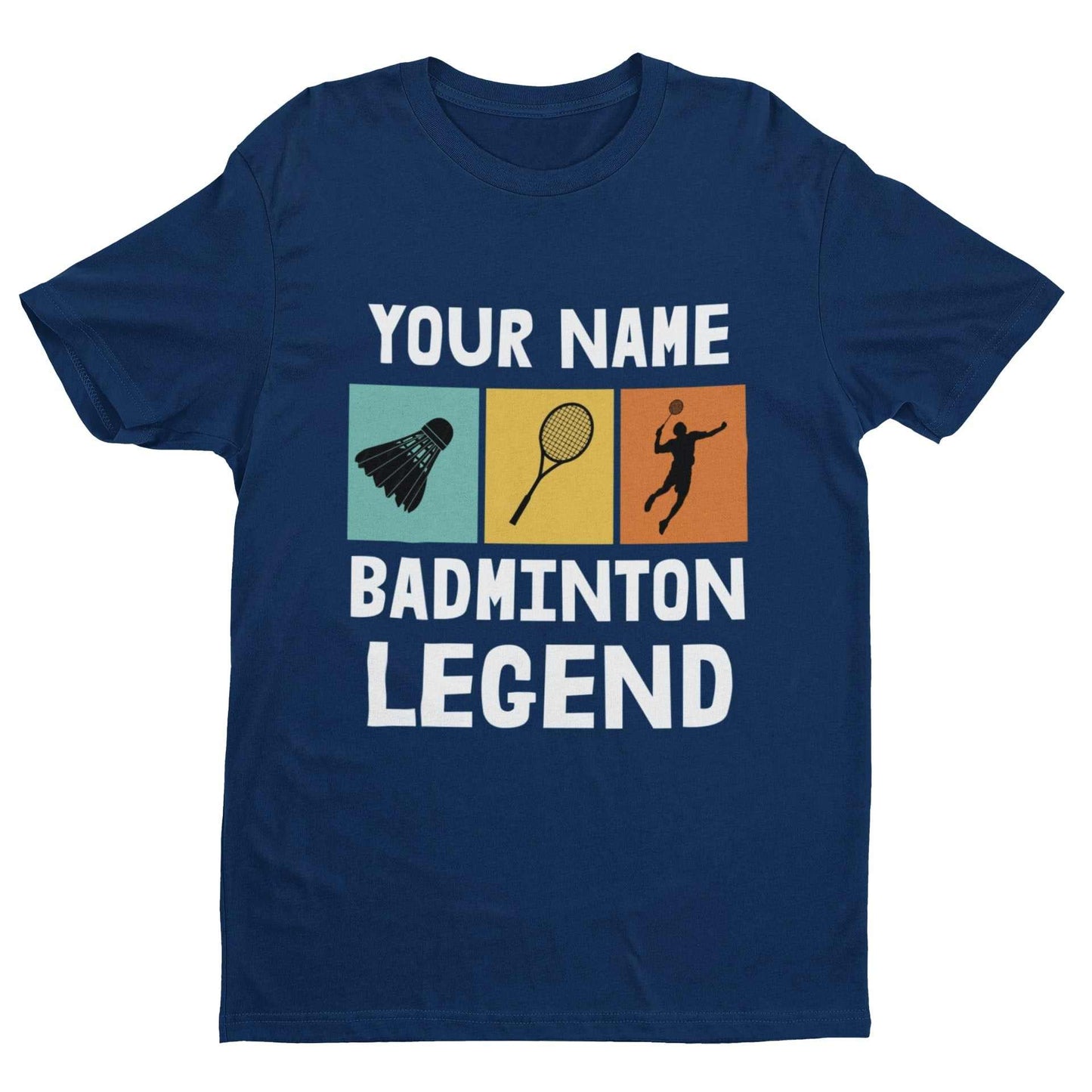 Personalised Kids''’ Personalised Badminton Legend T-Shirt - Custom Name Gift for Young Players T-Shirt