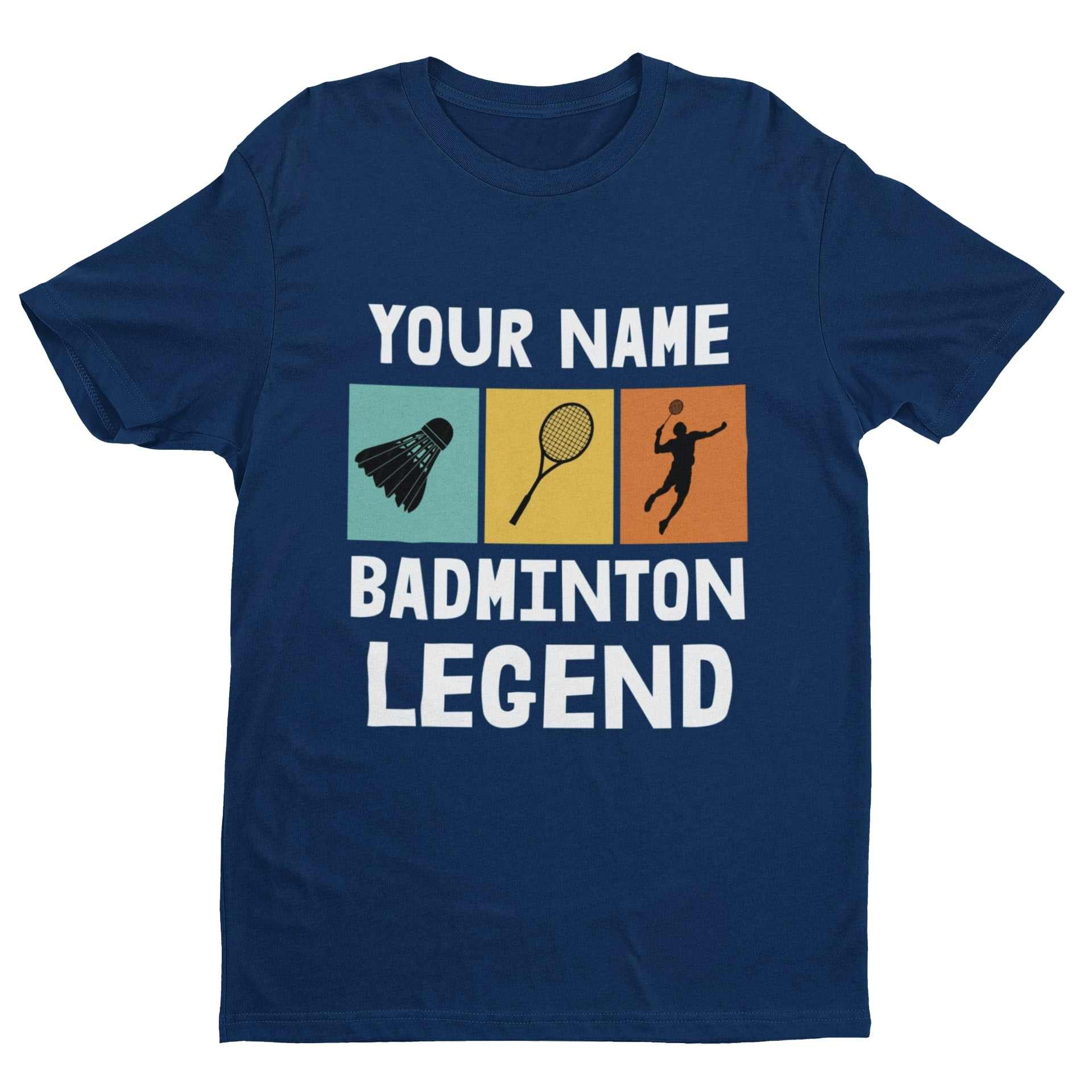 Personalised Kids''’ Personalised Badminton Legend T-Shirt - Custom Name Gift for Young Players T-Shirt
