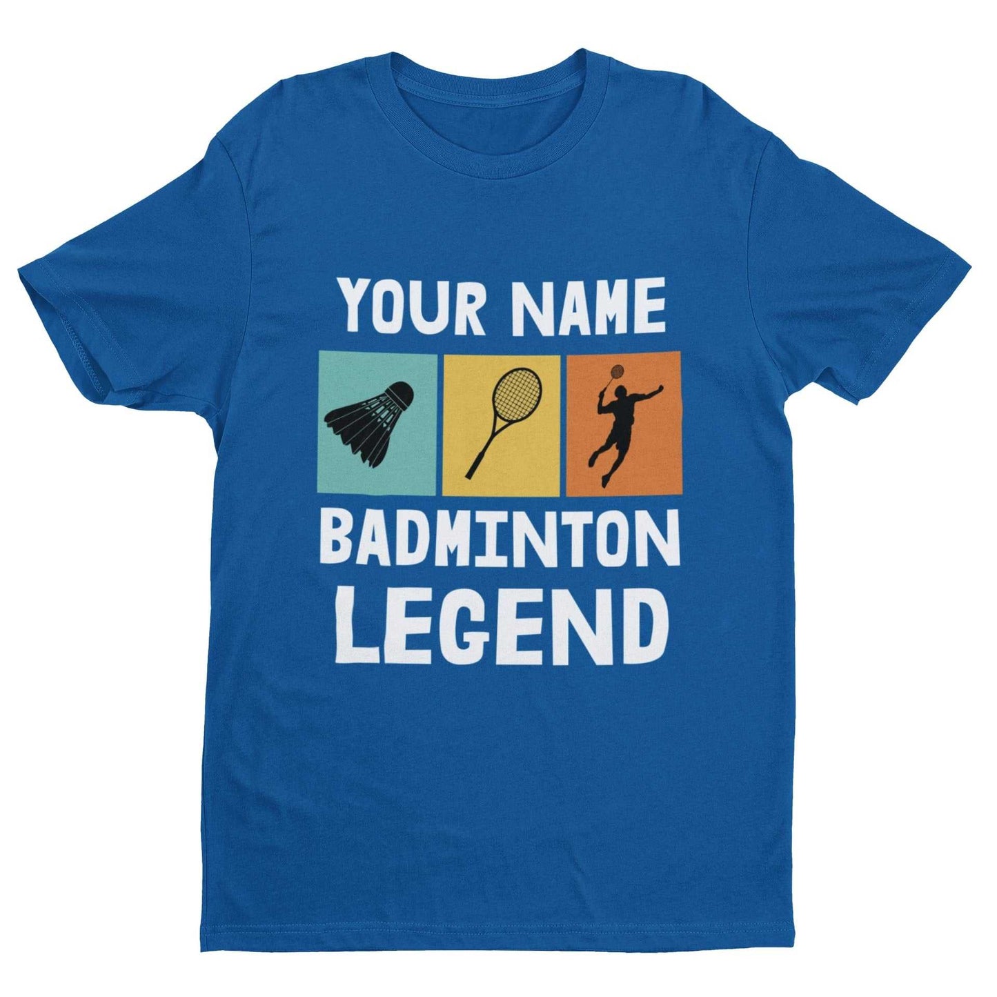 Personalised Kids''’ Personalised Badminton Legend T-Shirt - Custom Name Gift for Young Players T-Shirt