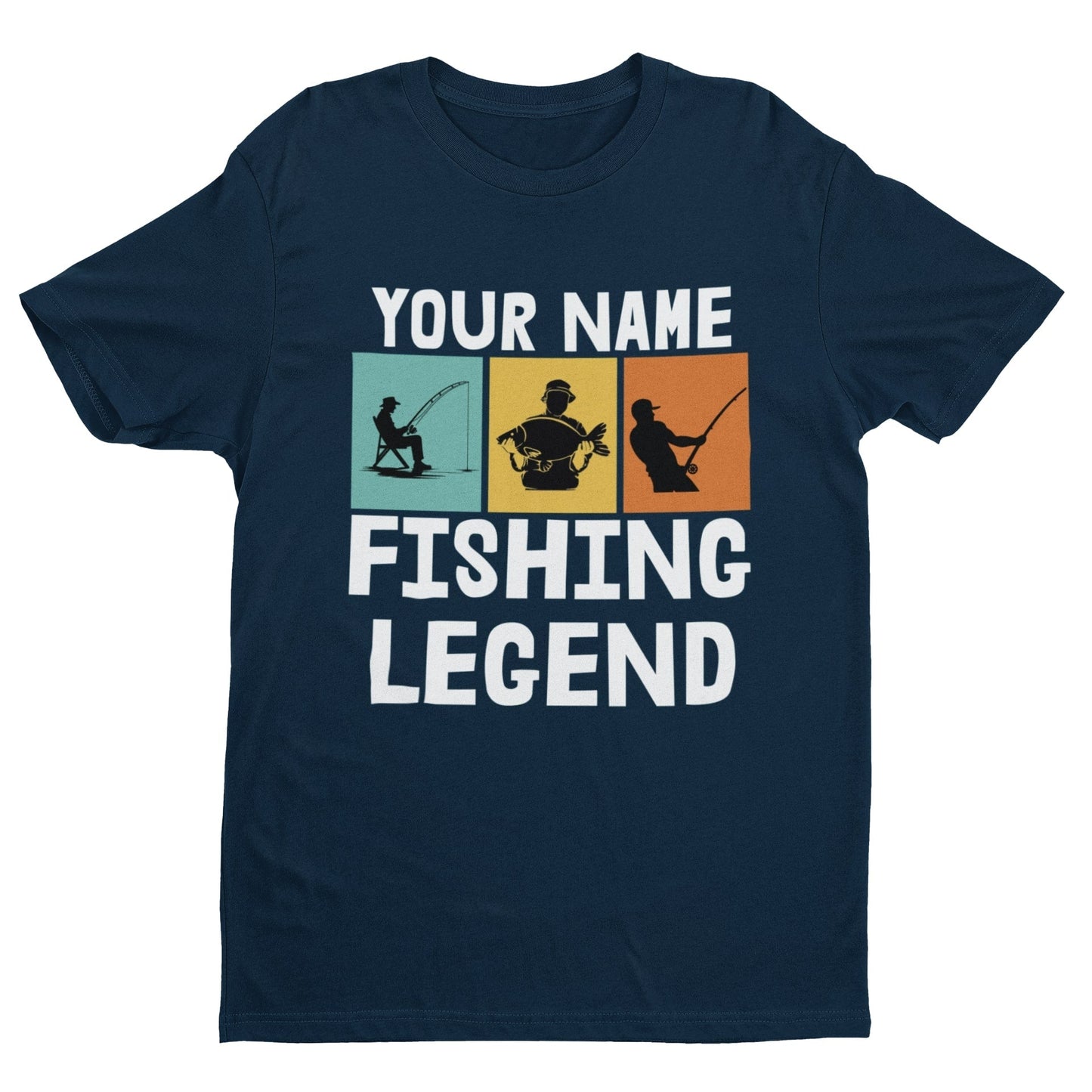 Personalised Kids''' Personalised 'Fishing Legend' T-Shirt - Custom Name Gift for Young Anglers T-Shirt