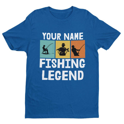 Personalised Kids''' Personalised 'Fishing Legend' T-Shirt - Custom Name Gift for Young Anglers T-Shirt