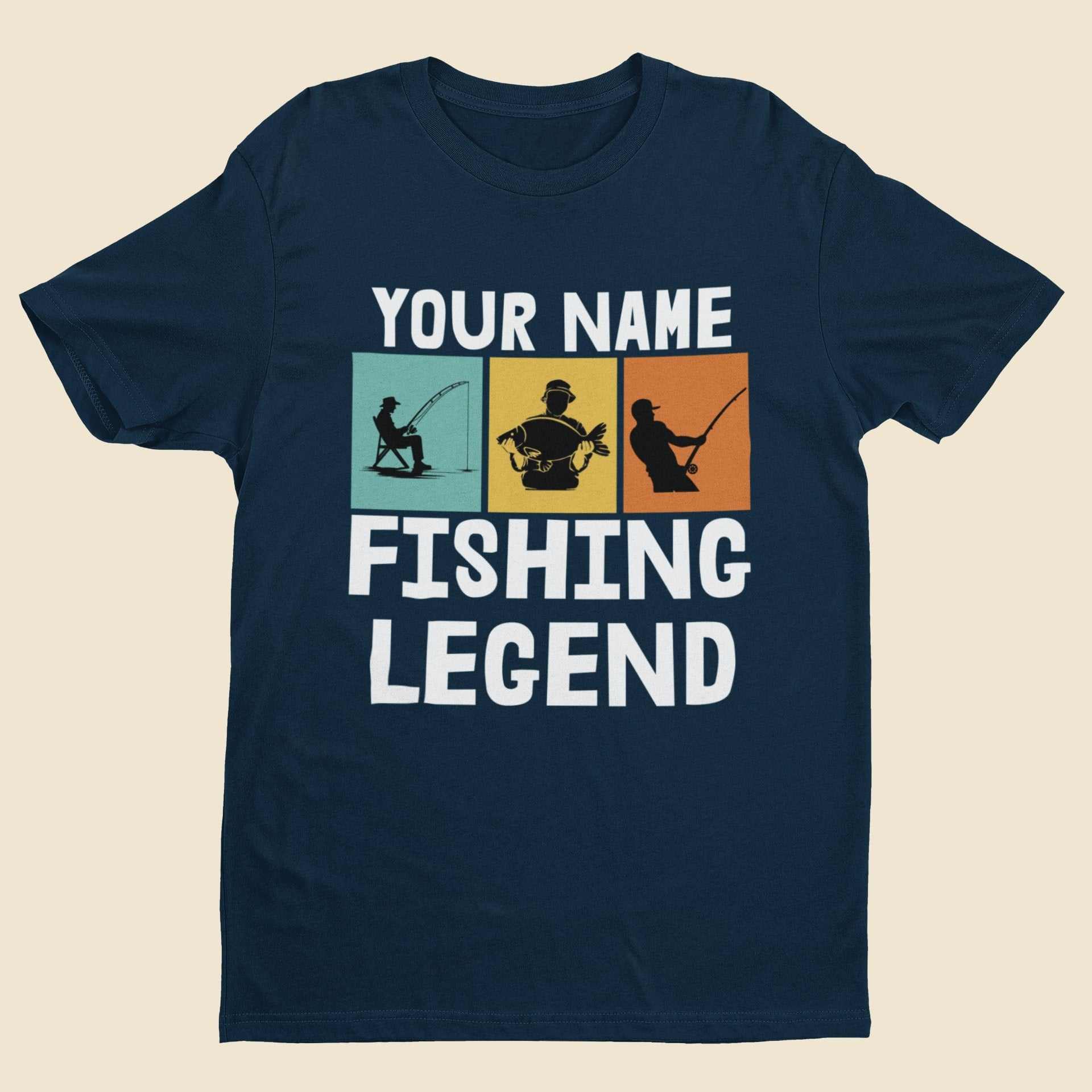 Personalised Kids''' Personalised 'Fishing Legend' T-Shirt - Custom Name Gift for Young Anglers T-Shirt