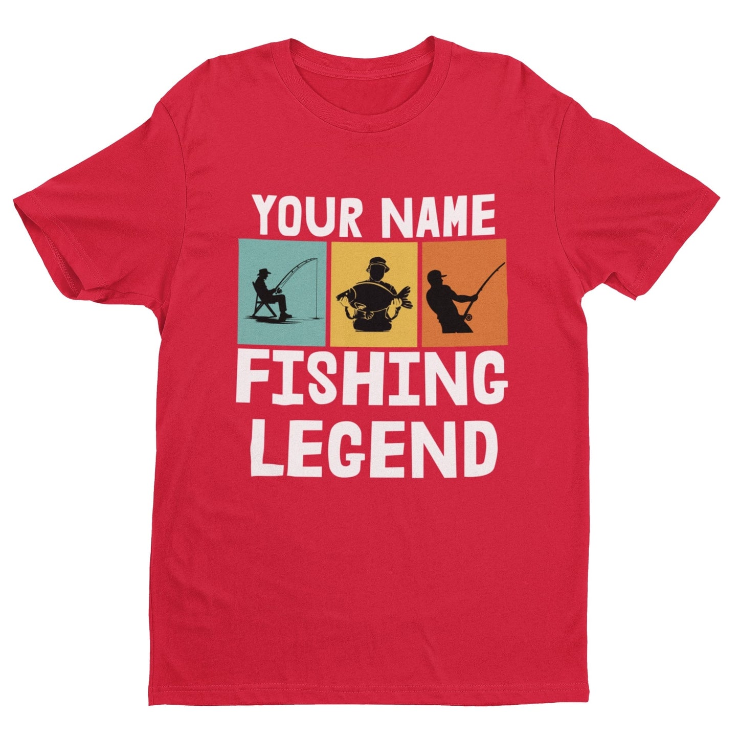 Personalised Kids''' Personalised 'Fishing Legend' T-Shirt - Custom Name Gift for Young Anglers T-Shirt
