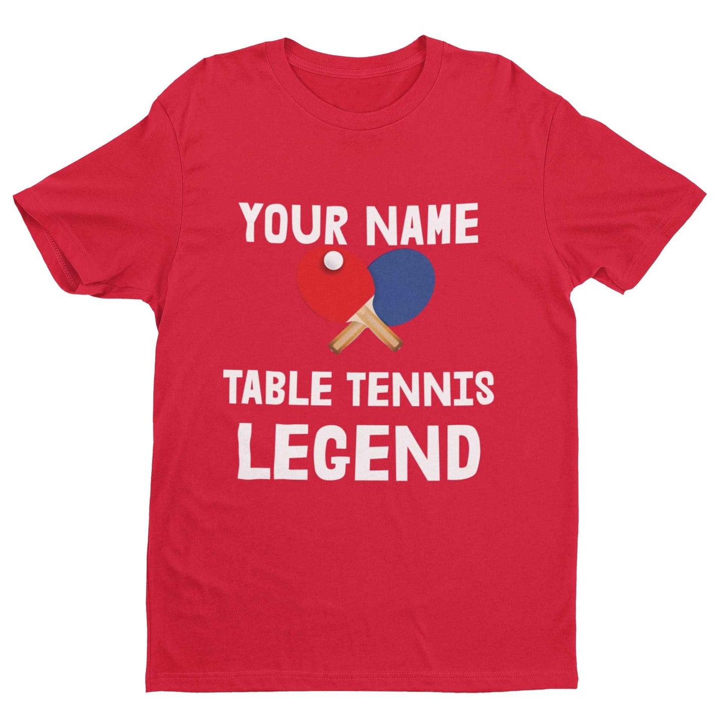 Personalised Kids''' Personalised Table Tennis Legend T-Shirt - Custom Name Ping Pong T-Shirt T-Shirt Gift