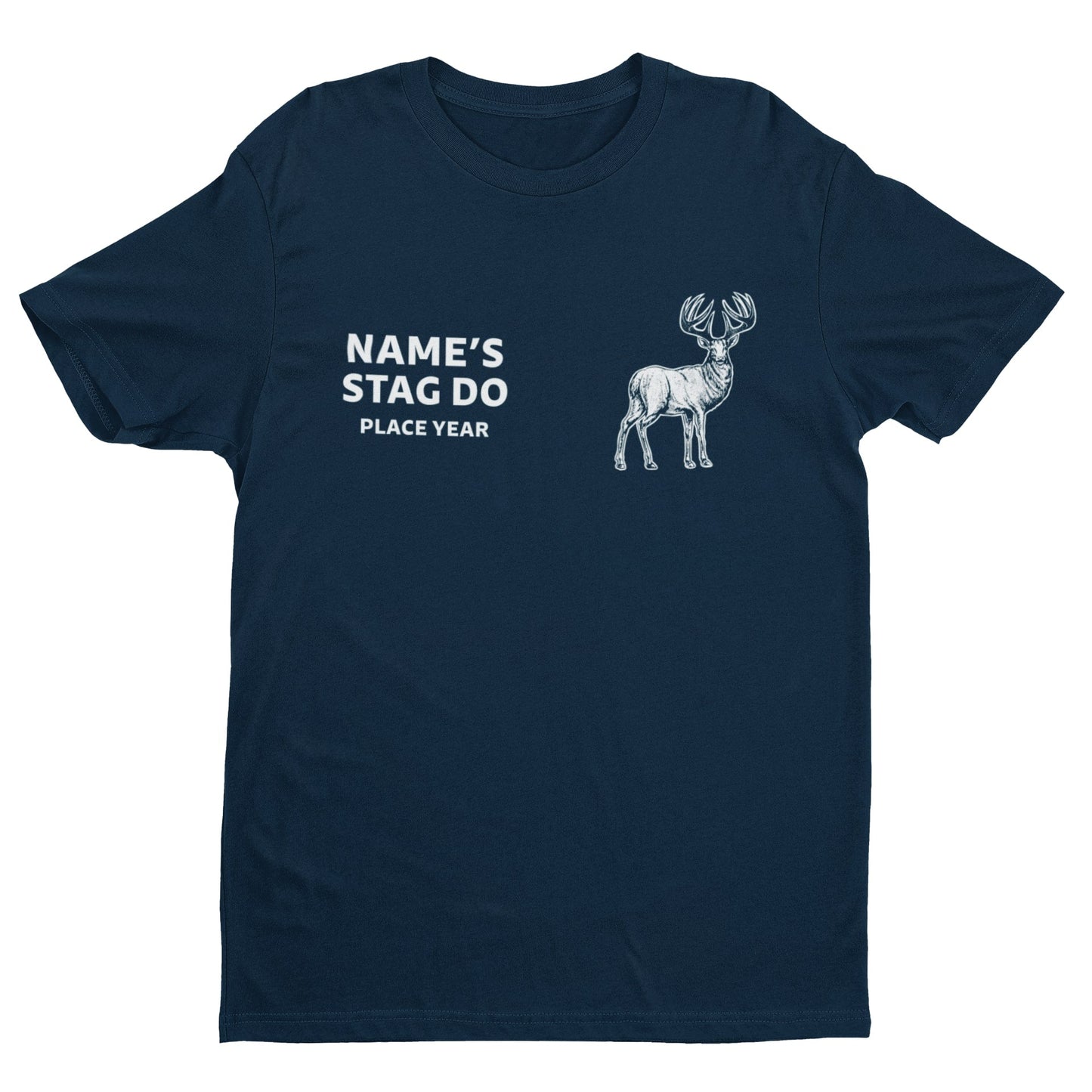 Personalised STAG DO T Shirts Photo Text Funny Customisable Novelty Best Man
