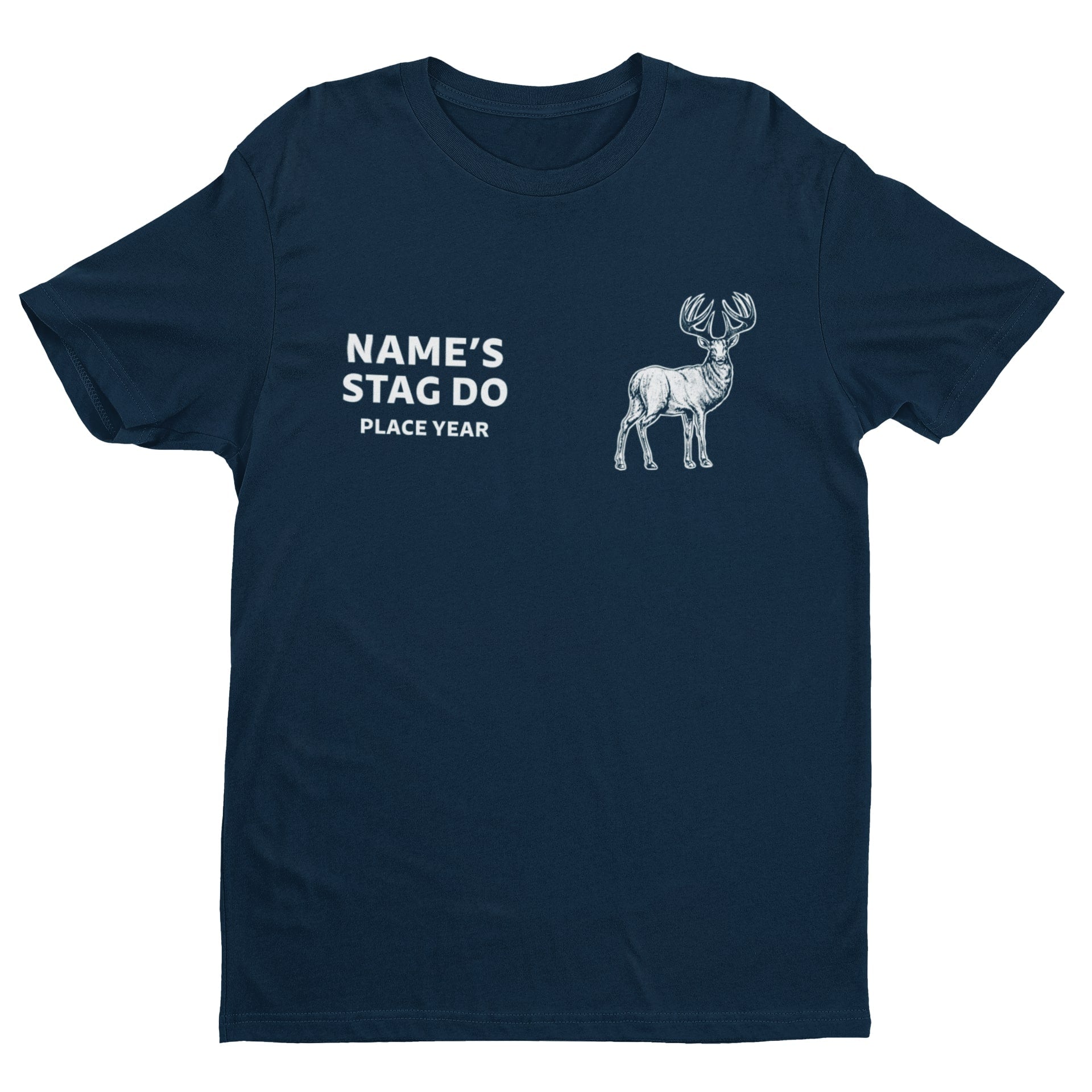Personalised STAG DO T Shirts Photo Text Funny Customisable Novelty Best Man