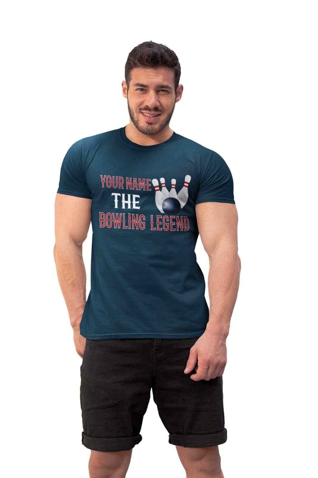 Personalised Bowling Legend T-Shirt, supporting product image 3