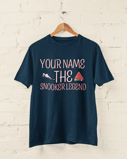 Personalised The Snooker Legend - Personalised T-Shirt for Snooker Fans T-Shirt Gift