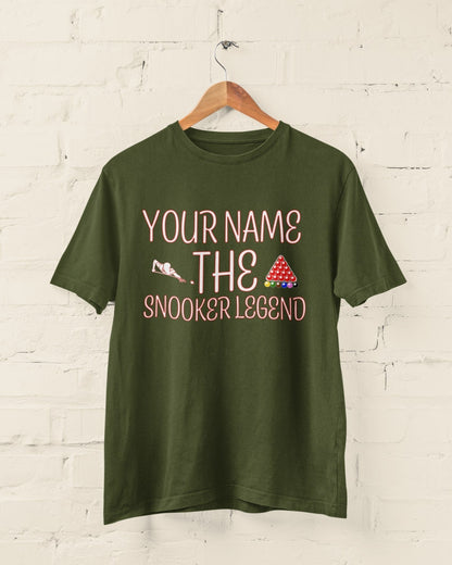 Personalised The Snooker Legend - Personalised T-Shirt for Snooker Fans T-Shirt Gift