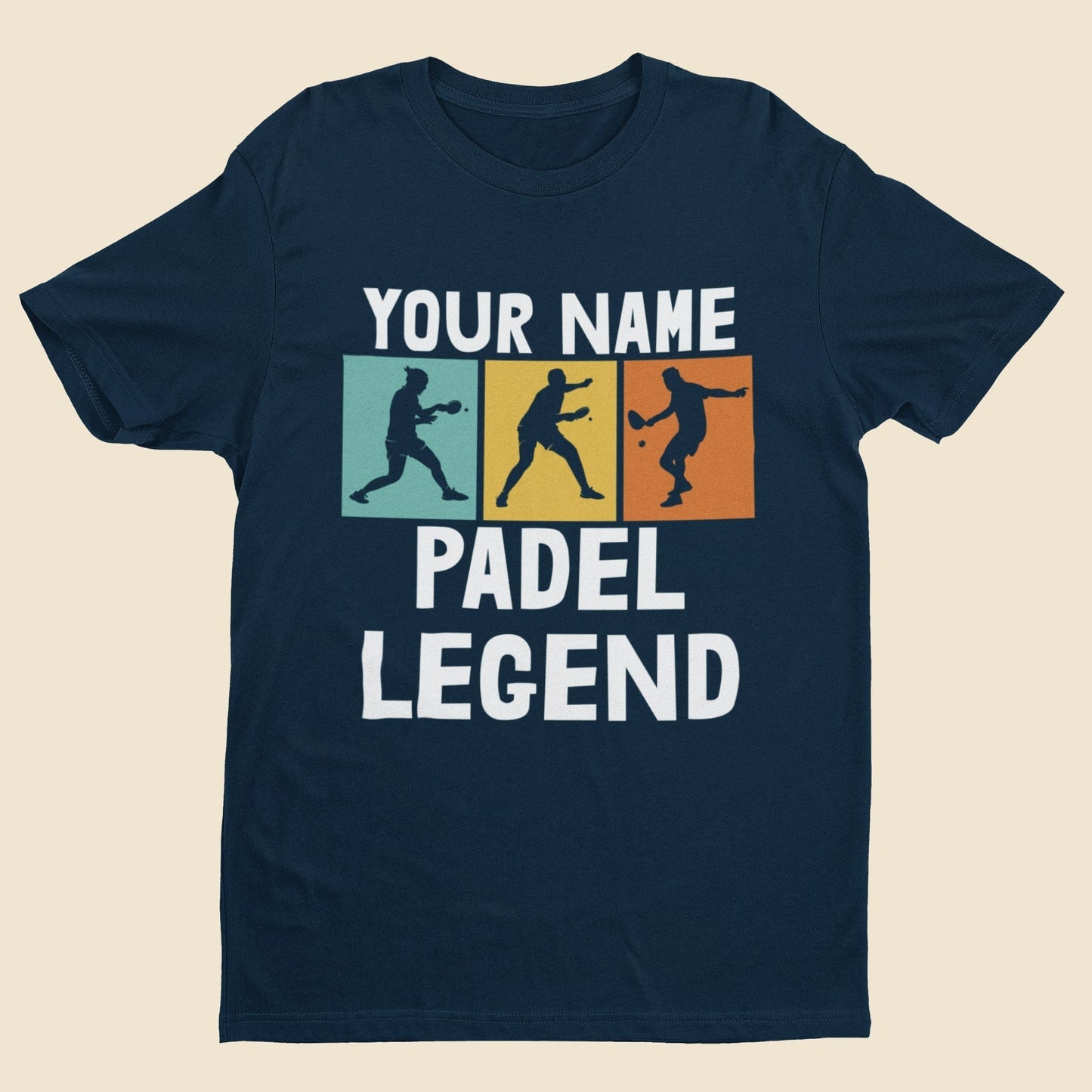 Personalised 'Your Name - The Padel Legend' T-Shirt for Padel Fans T-Shirt Gift