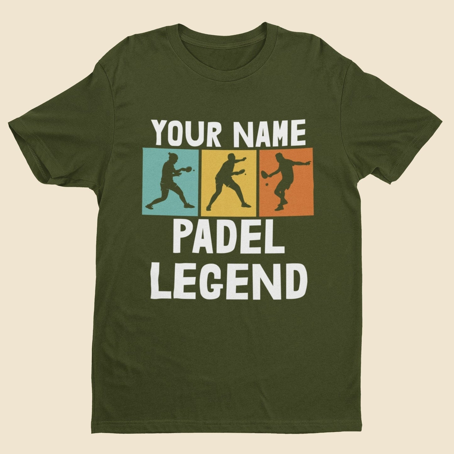 Personalised 'Your Name - The Padel Legend' T-Shirt for Padel Fans T-Shirt Gift