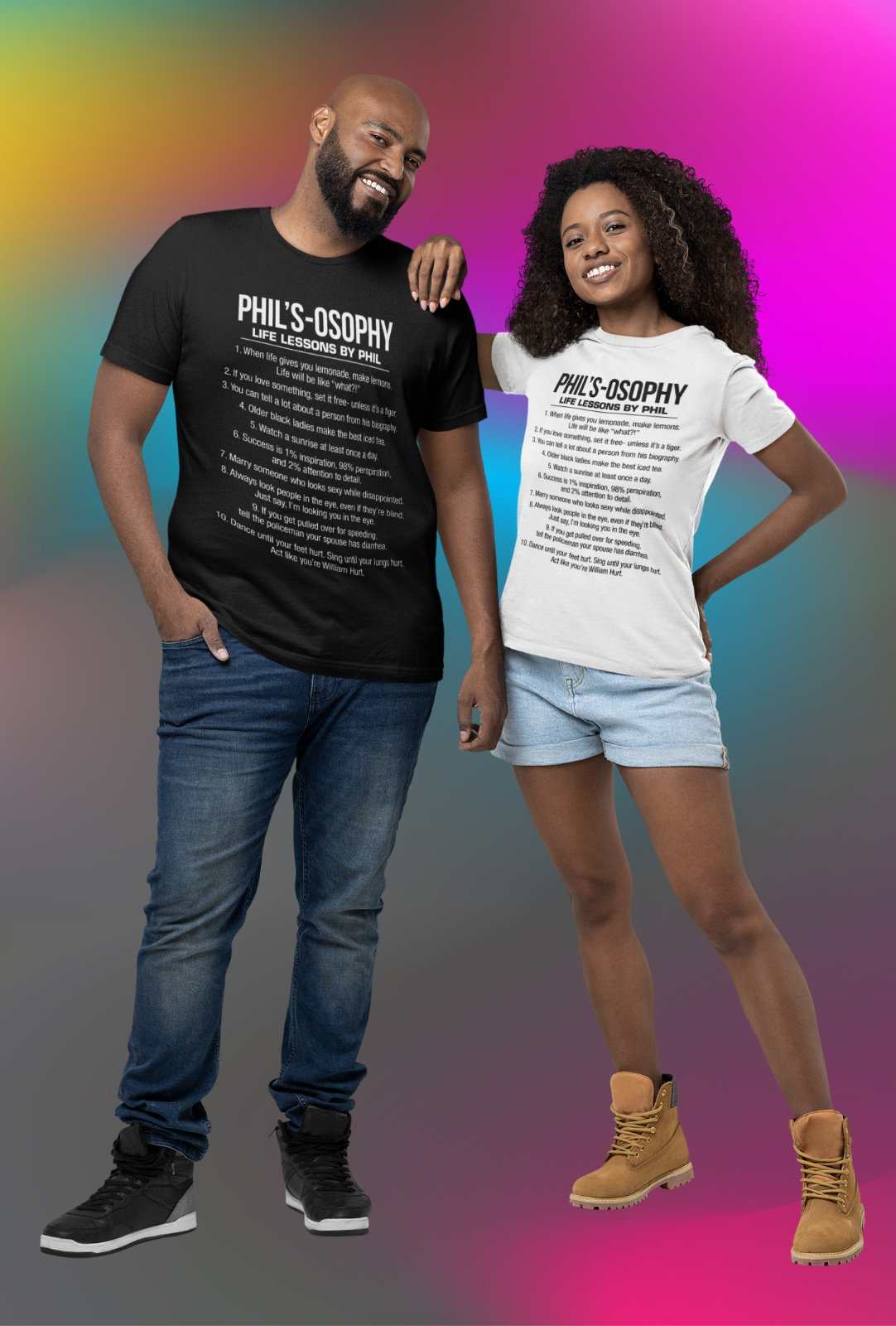Phil's - Osophy T-Shirt Funny Dunphy Phil Quotes Family Modern Gift Best T-Shirt