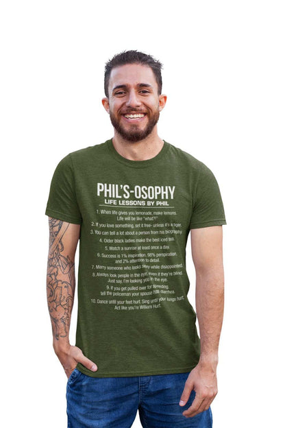 Phil's - Osophy T-Shirt Funny Dunphy Phil Quotes Family Modern Gift Best T-Shirt