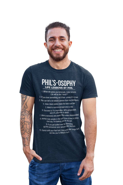 Phil's - Osophy T-Shirt Funny Dunphy Phil Quotes Family Modern Gift Best T-Shirt