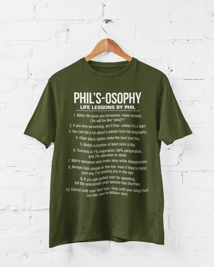 Phil's - Osophy T-Shirt Funny Dunphy Phil Quotes Family Modern Gift Best T-Shirt