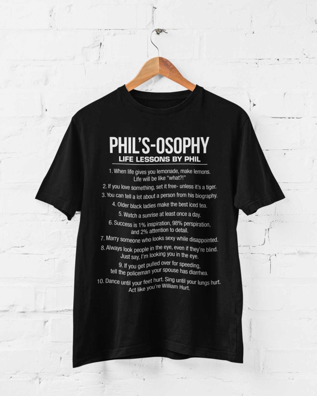 Phil's - Osophy T-Shirt Funny Dunphy Phil Quotes Family Modern Gift Best T-Shirt