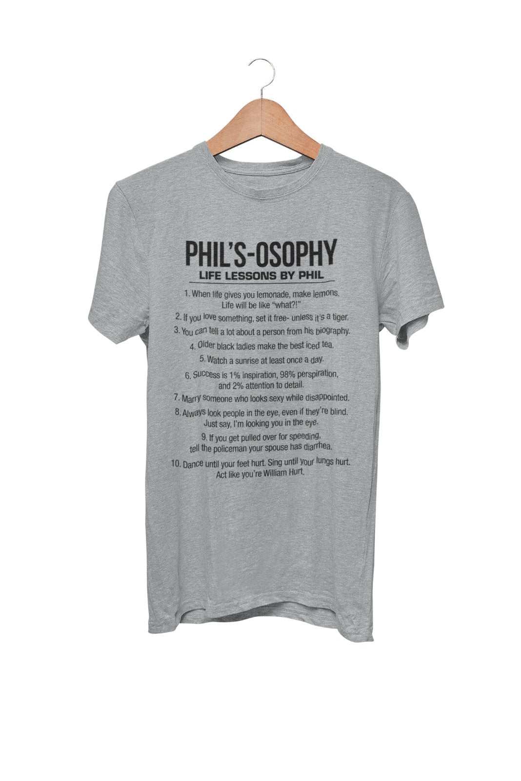 Phil's - Osophy T-Shirt Funny Dunphy Phil Quotes Family Modern Gift Best T-Shirt
