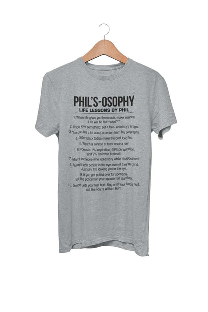 Phil's - Osophy T-Shirt Funny Dunphy Phil Quotes Family Modern Gift Best T-Shirt