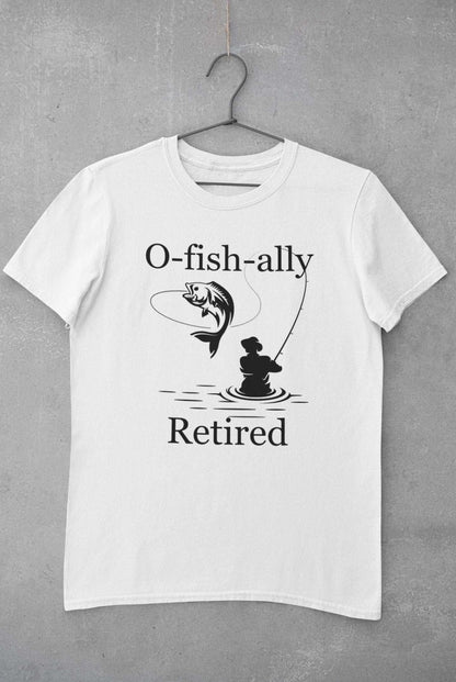 O-Fish-Ally Retired Fishing T-Shirt, alternate mockup view 7
