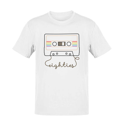 Retro Eighties Cassette Tape Graphic T-Shirt - Nostalgic 80s Style T-Shirt T-Shirt