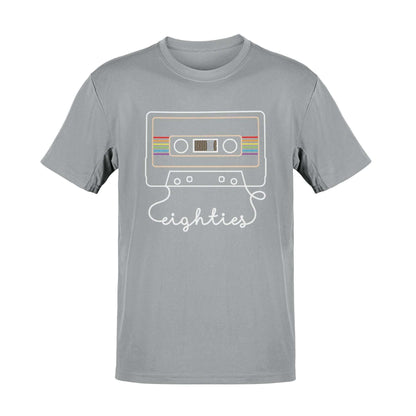Retro Eighties Cassette Tape Graphic T-Shirt - Nostalgic 80s Style T-Shirt T-Shirt