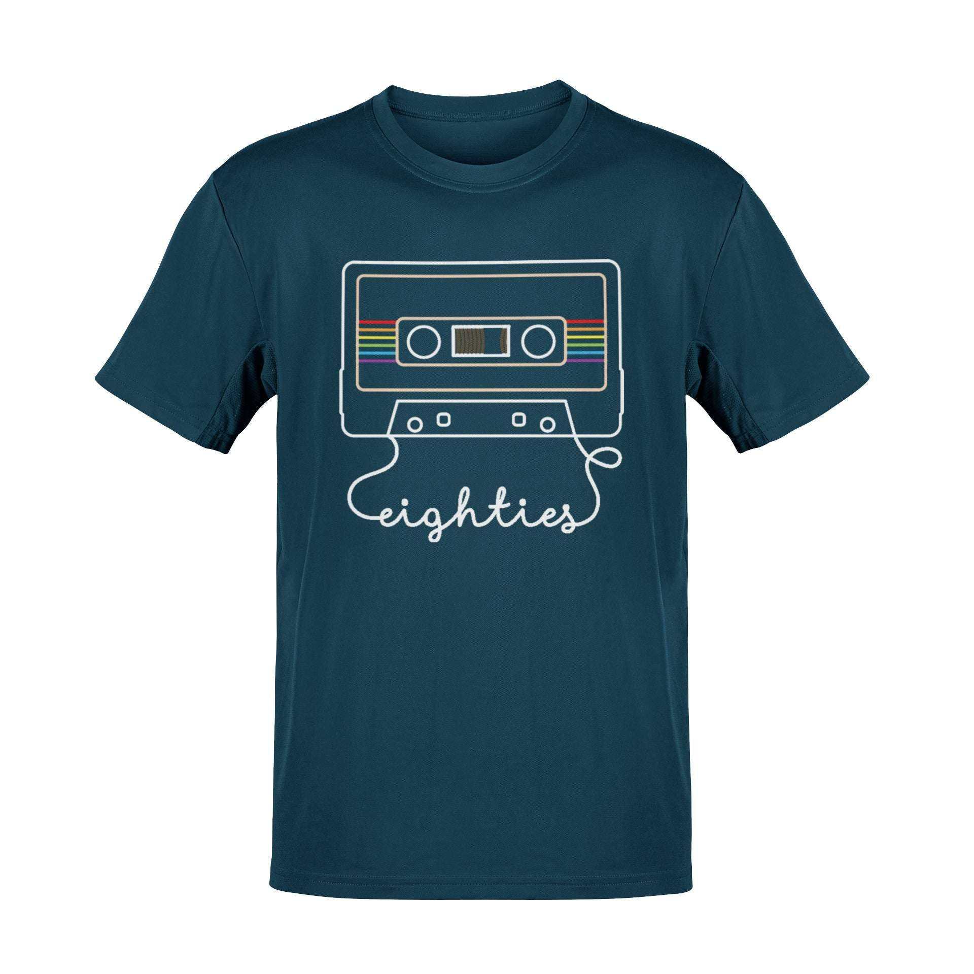 Retro Eighties Cassette Tape Graphic T-Shirt - Nostalgic 80s Style T-Shirt T-Shirt