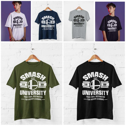Retro Gaming T-Shirt Smash University Est 1999 Bros Super Classic Gamer Gift T-Shirt