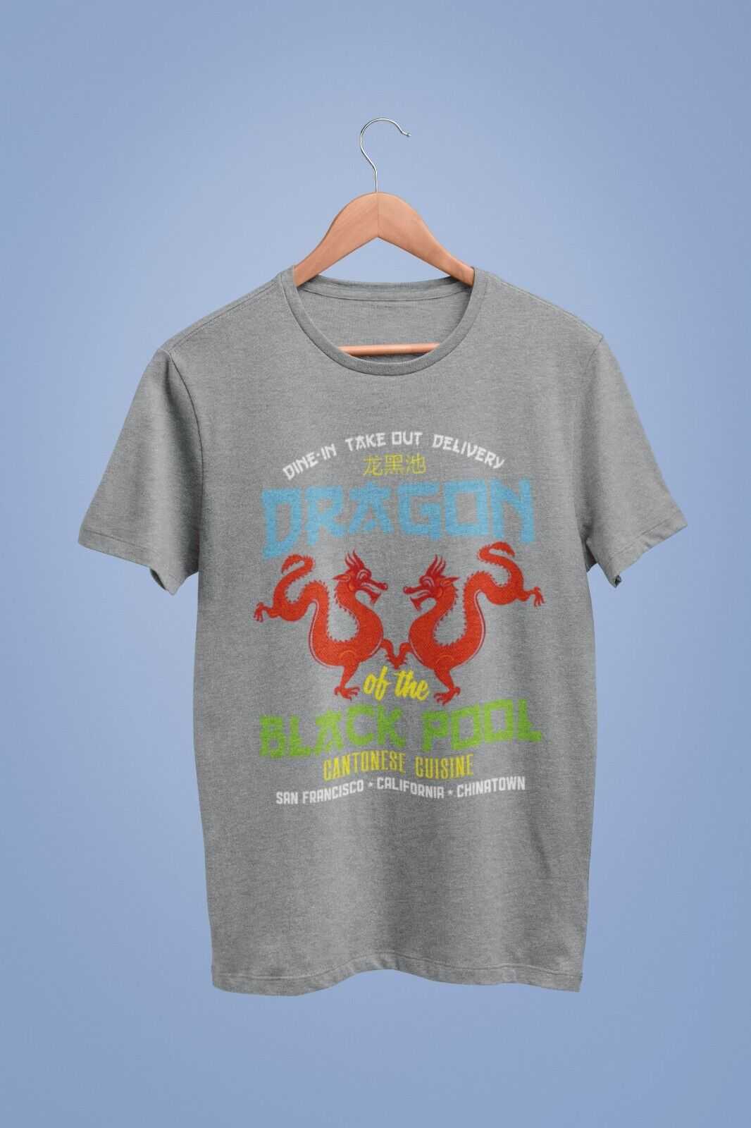Retro Movie T-Shirt DRAGON OF THE BLACK POOL China Big Trouble In Funny Classic T-Shirt