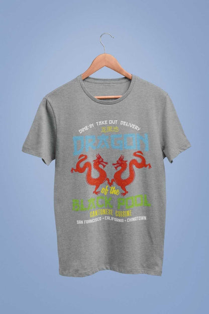 Retro Movie T-Shirt DRAGON OF THE BLACK POOL China Big Trouble In Funny Classic T-Shirt