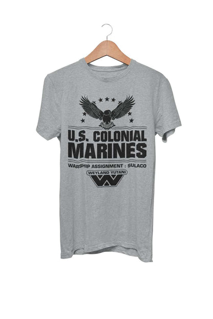 Retro Style Sci Fi T-Shirt US Colonial Marines Gift for 80s 90s film fans T-Shirt