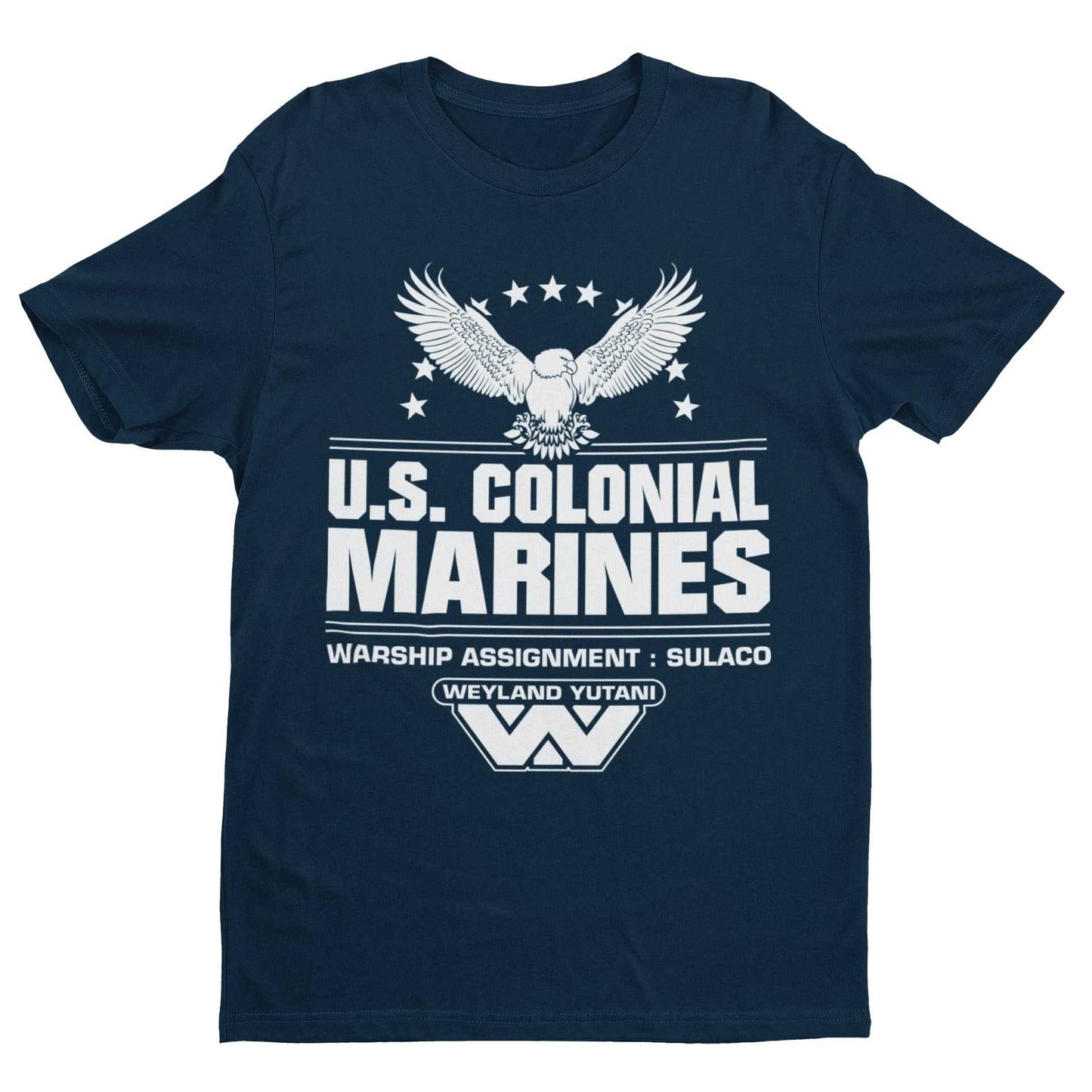 Retro Style Sci Fi T-Shirt US Colonial Marines Gift for 80s 90s film fans T-Shirt