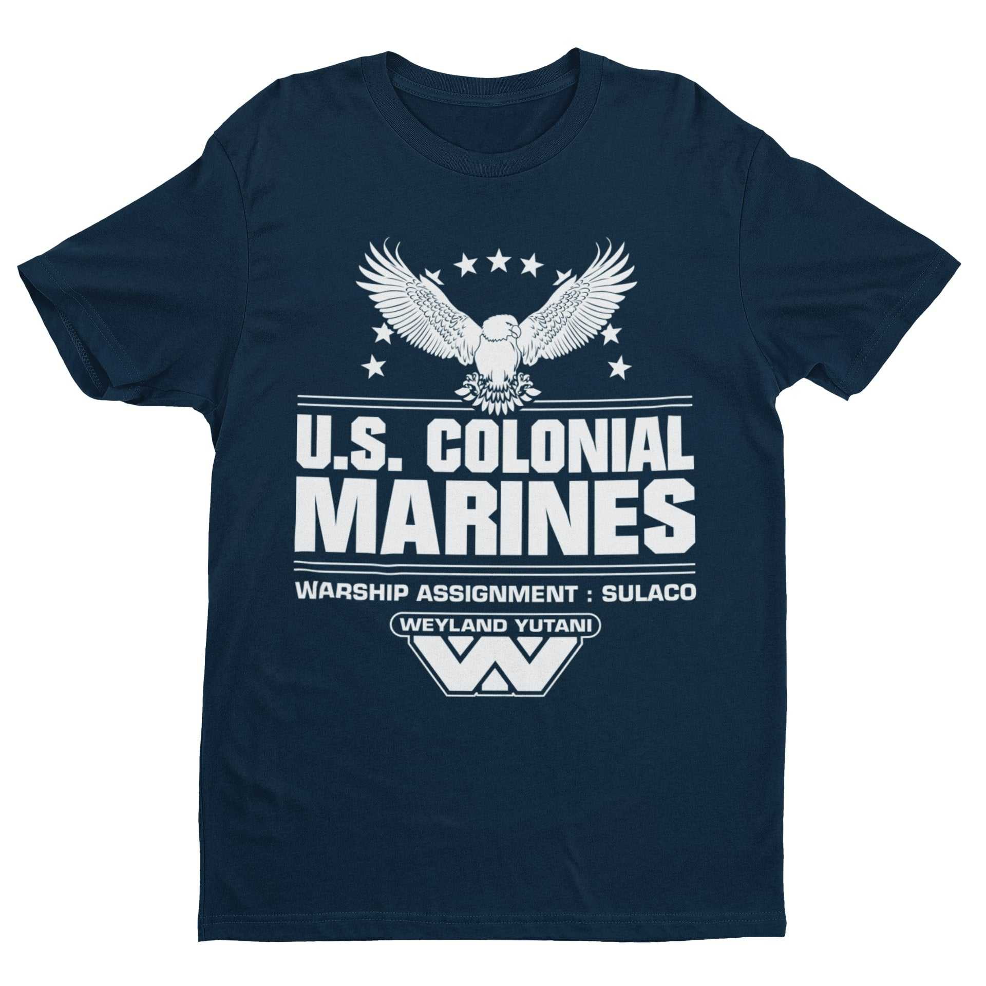 Retro Style Sci Fi T-Shirt US Colonial Marines Gift for 80s 90s film fans T-Shirt