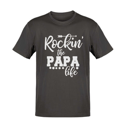 Rockin' the Papa Life T-Shirt - Fun & Stylish Gift for Papas T-Shirt