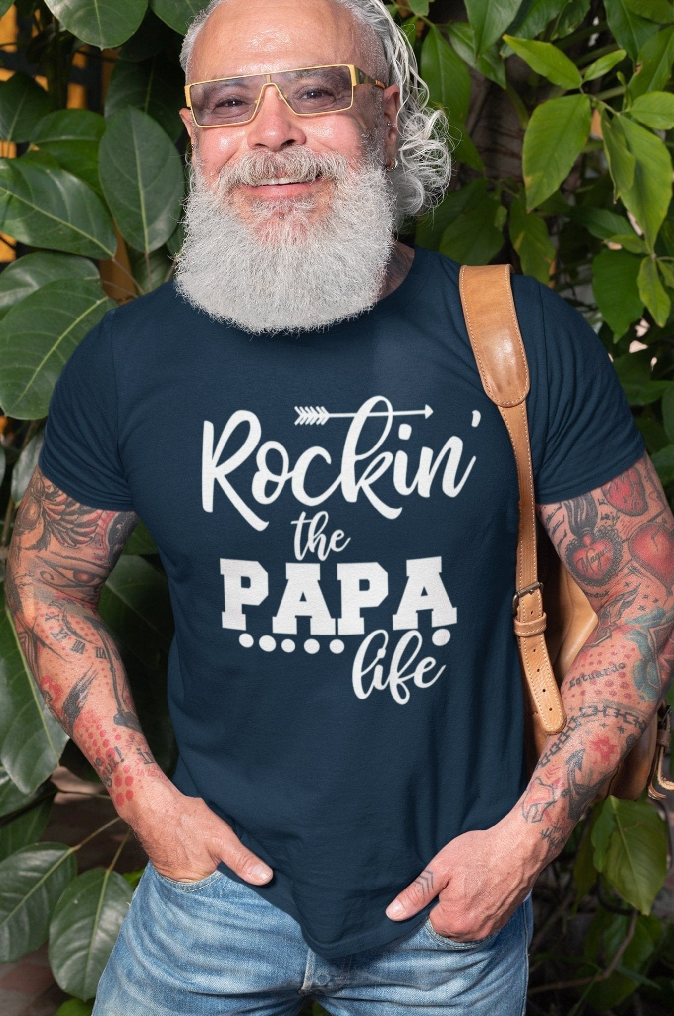 Rockin' the Papa Life T-Shirt - Fun & Stylish Gift for Papas T-Shirt