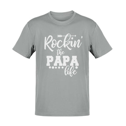 Rockin' the Papa Life T-Shirt - Fun & Stylish Gift for Papas T-Shirt