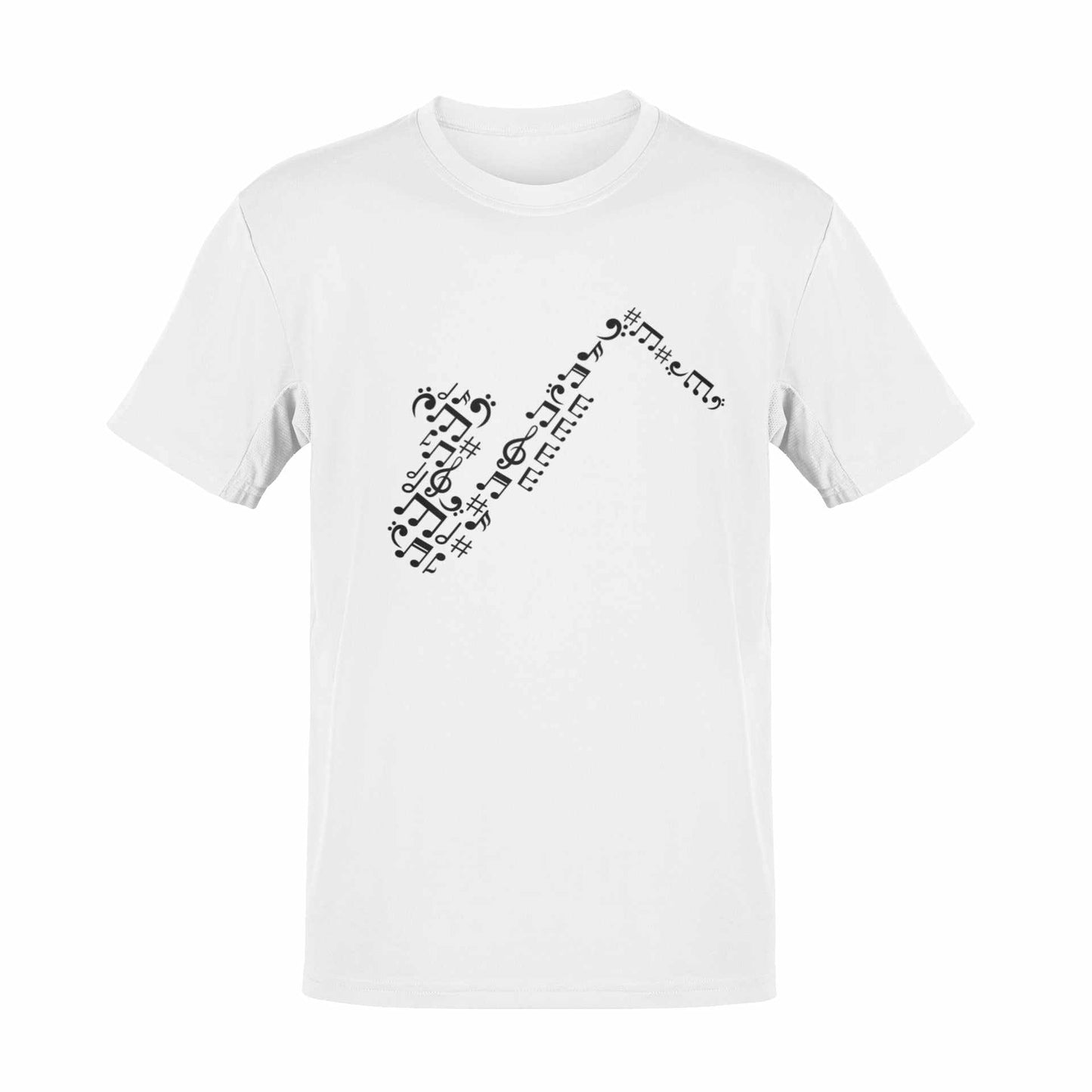 Saxophone Music Symbols T-Shirt | Perfect Gift for Jazz Lovers and Musicians T-Shirt