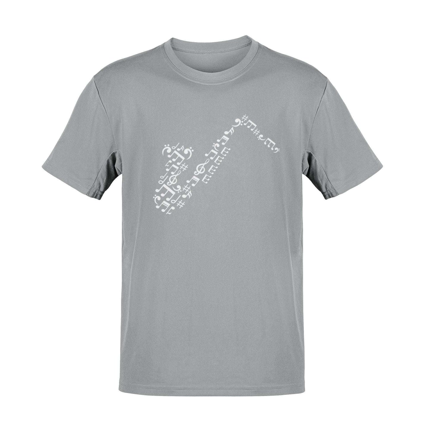 Saxophone Music Symbols T-Shirt | Perfect Gift for Jazz Lovers and Musicians T-Shirt