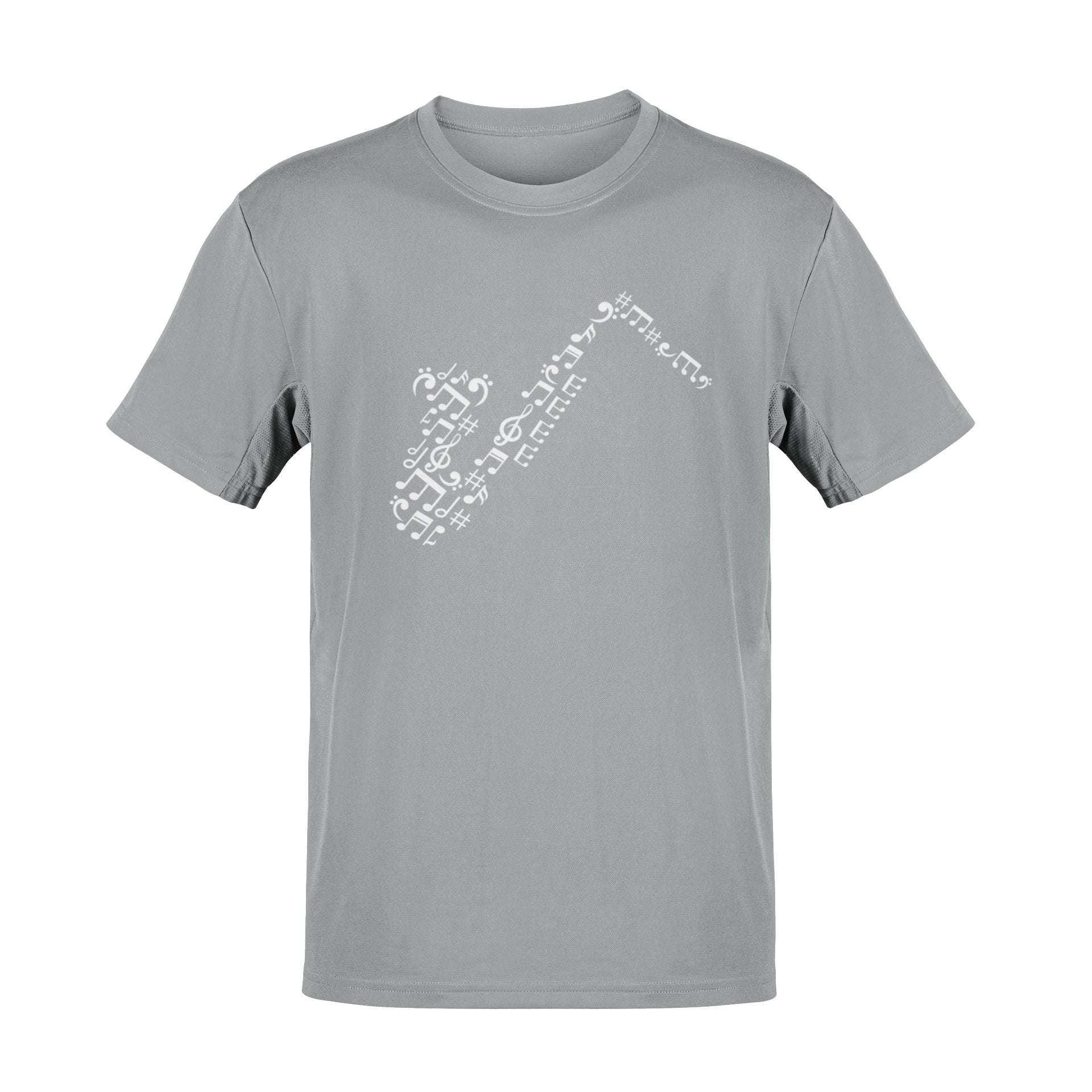 Saxophone Music Symbols T-Shirt | Perfect Gift for Jazz Lovers and Musicians T-Shirt